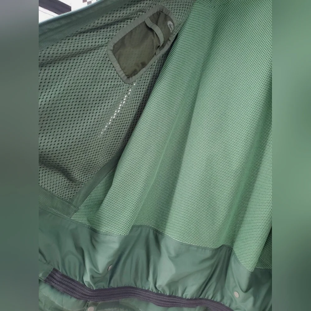 Patagonia Green Hood Waterproof Hooded Smoke Jacket Coat Men Size Large - Picture 4 of 5